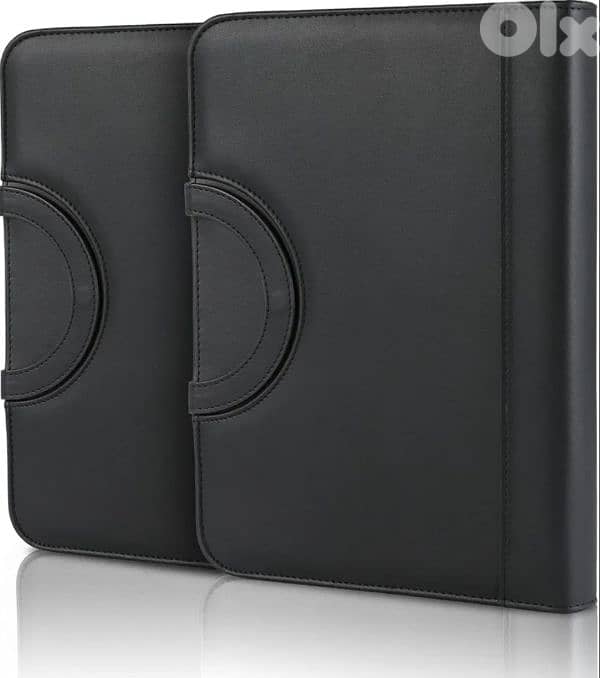 TLGREEN Case, Conference Folder, Leather +Zip, Waterproof. 4$ delivery 8