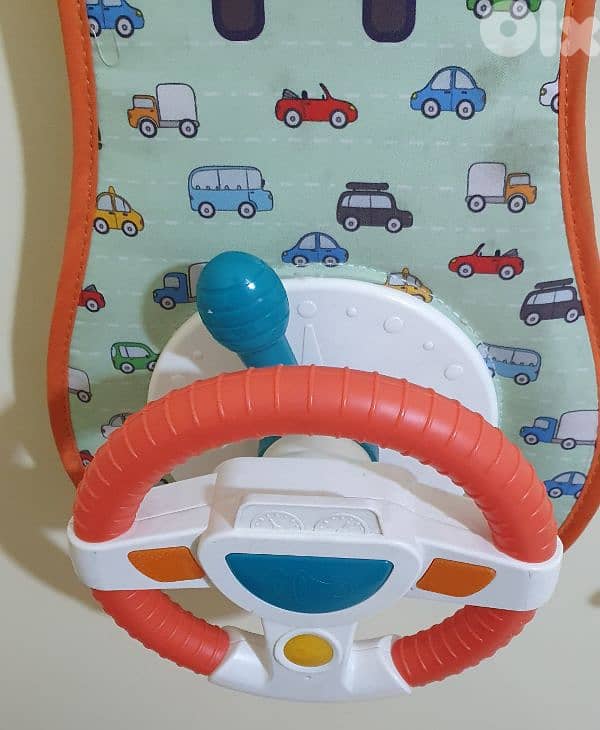 BabyKids Eletric Simulation Steering Wheel Toy Musical Car SeatBack 6$ 1