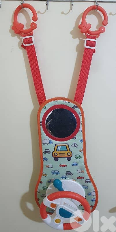 BabyKids Eletric Simulation Steering Wheel Toy Musical Car SeatBack 6$ 4