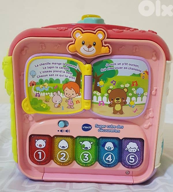 babygame Sort and Discover Activity Cube 'French' likenew 7$bashrafiye 0