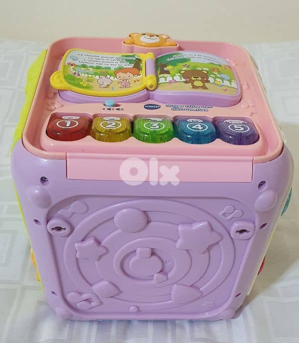 babygame Sort and Discover Activity Cube 'French' likenew 7$bashrafiye 4