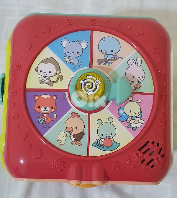 babygame Sort and Discover Activity Cube 'French' likenew 7$bashrafiye 5