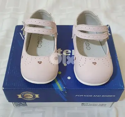 Babyshoes Pink original leather&used onetimeonly size 21 ashrafiye 12$