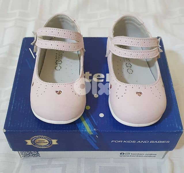 Babyshoes Pink original leather&used onetimeonly size 21 ashrafiye 12$ 0
