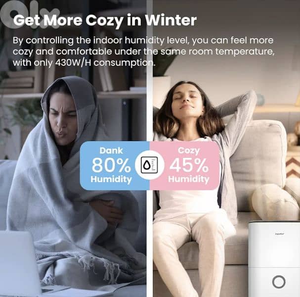Comfee 16L smart Dehumidifier 16L LOW ENERGY CONSUMPTION/4$ delivery 3