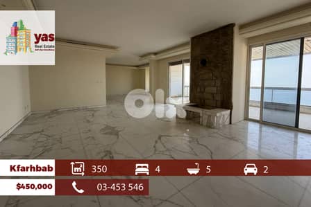 Kfarhbab 350m2 | Generous Flat | Panoramic Sea View | EH