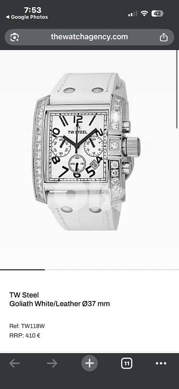 TW Steel Goliath Chronograph with Diamonds accents - 39mm 6