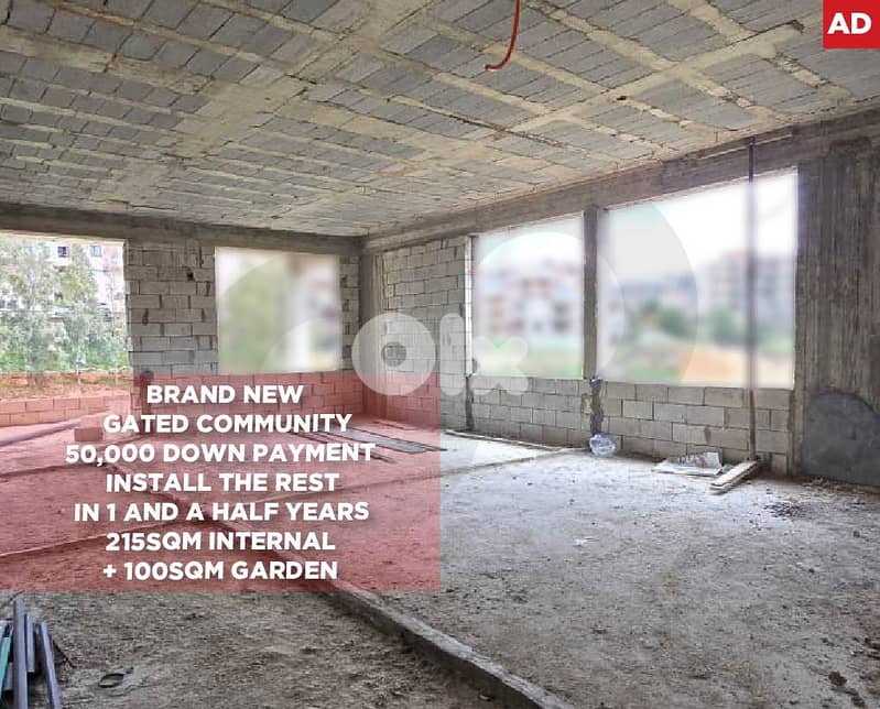 50,000 $ down payment/Under Construction/Aley Town/عاليه/REF#AD133941 0