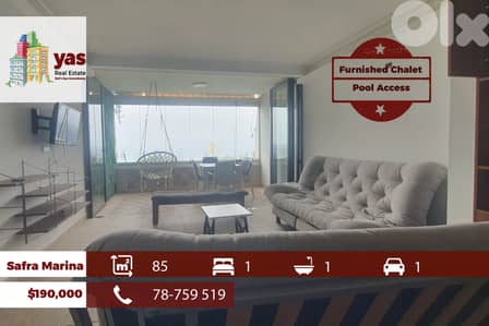 Safra Marina 85m2 | Furnished Chalet | Pool Access | Calm Area |ABA/KS