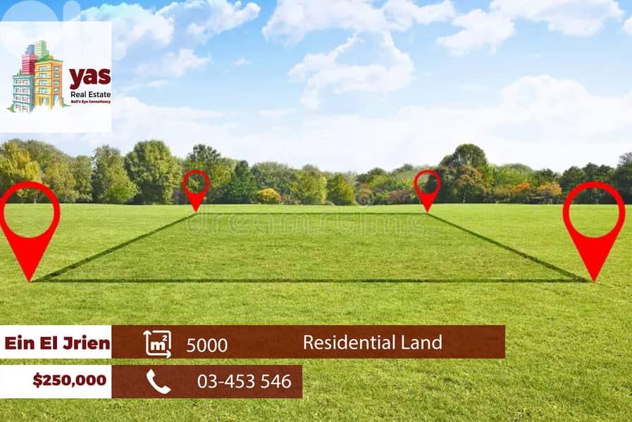 Jbeil/Ein Jrein 5000m2 | Residential Land | Highway | ABA/KH 0