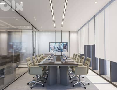 RAO26-4829 Office 500 sqm for Rent in Sin El Fil – Beirut