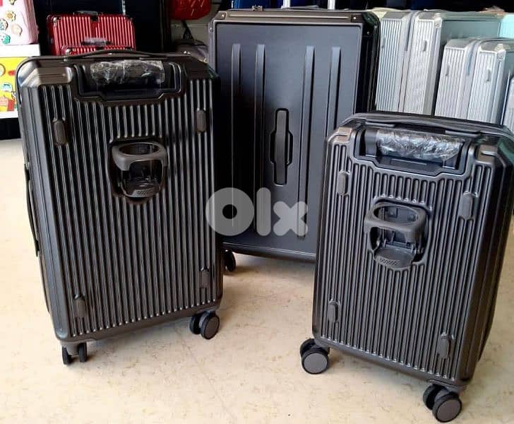 aluminum travel bags set unbreakable anti scratch 81539225 0
