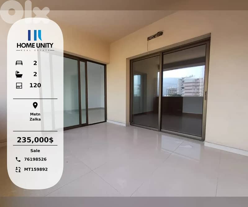 apartment for sale in Zalka, Metn 0