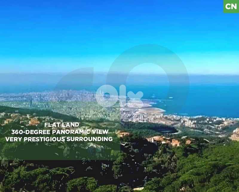 360-degree panoramic view ,Flat land , Broumana / برمانا REF#CN133997 0