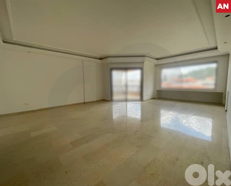Heating/Open view/3 balconies/Mar Roukoz/مار روكز --REF#AN134000 ! 0