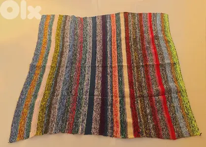 vintage handmade wool blanket
