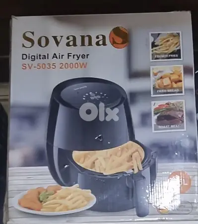 قلاية هوائية رقمية "سوفانا" (Sovana Digital Air Fryer) - قوة 2000 واط