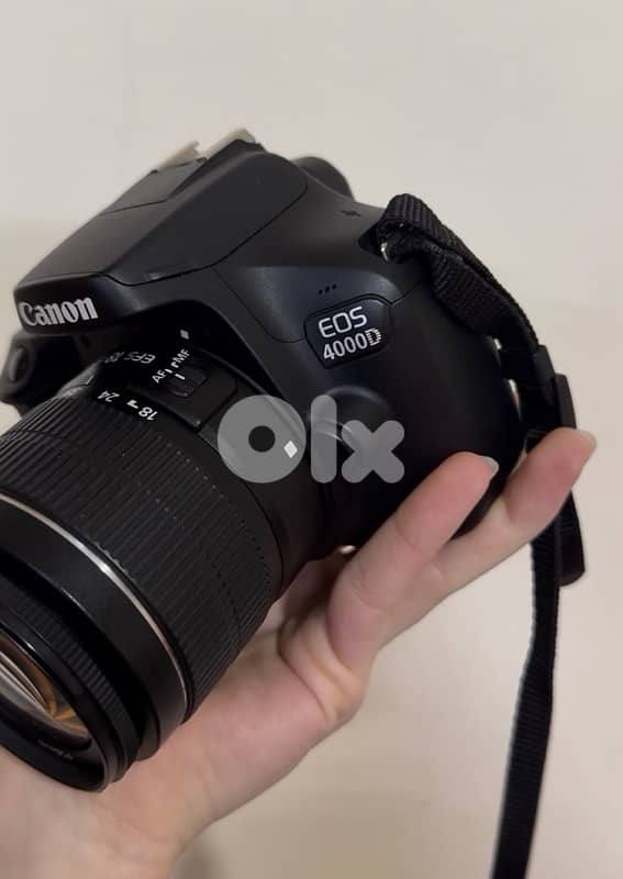 Canon EOS 4000D DSLR + 18-55mm lens (Like new) 1