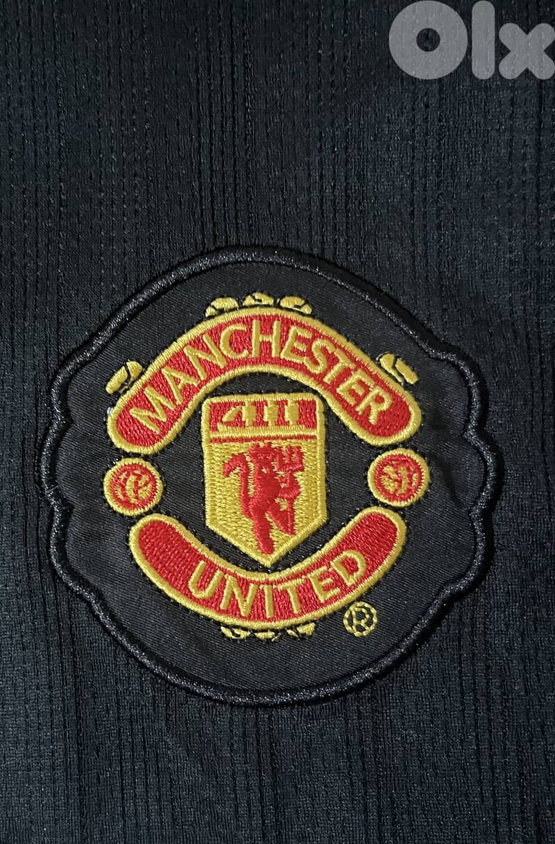 Manchester United third kit 2009 black long sleeve nike kit 5