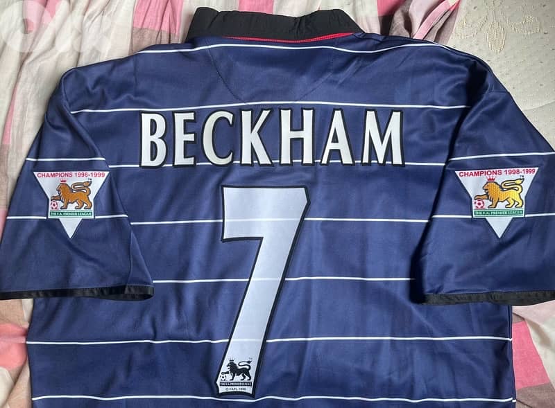 Manchester United 2000 THIRD jersey umbro beckham 7 6