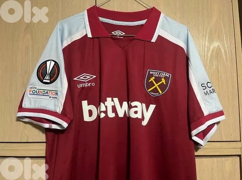 westham rice umbro home kit 0