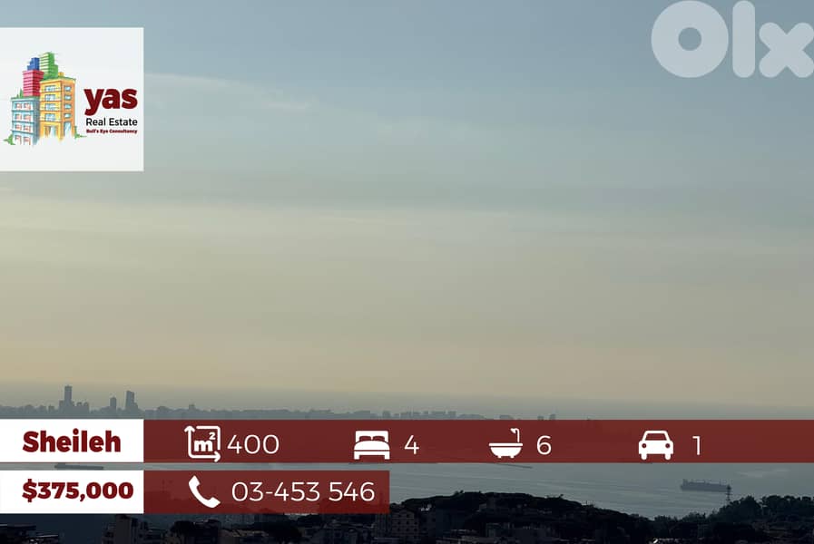 Sheileh 400m2 | Duplex | Lease To Own | New | Super Luxury | 0