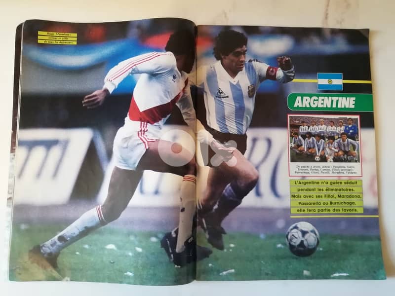 Football ONZE Hors serie 1986 COUPE MONDE MEXICO 86 2