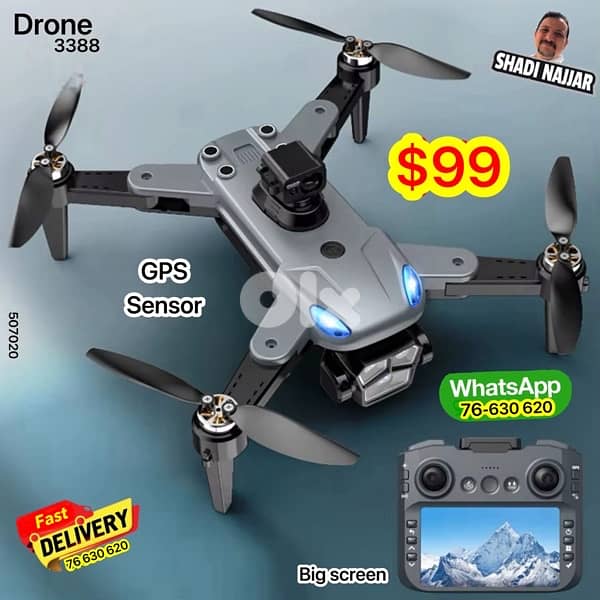 Drone 3388. GPS 0