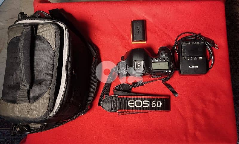 Canon 6D full frame DSLR body ONLY ~64k shutter 0