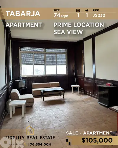 Apartment for sale in Tabarja JS232 شقة للبيع في طبرجا