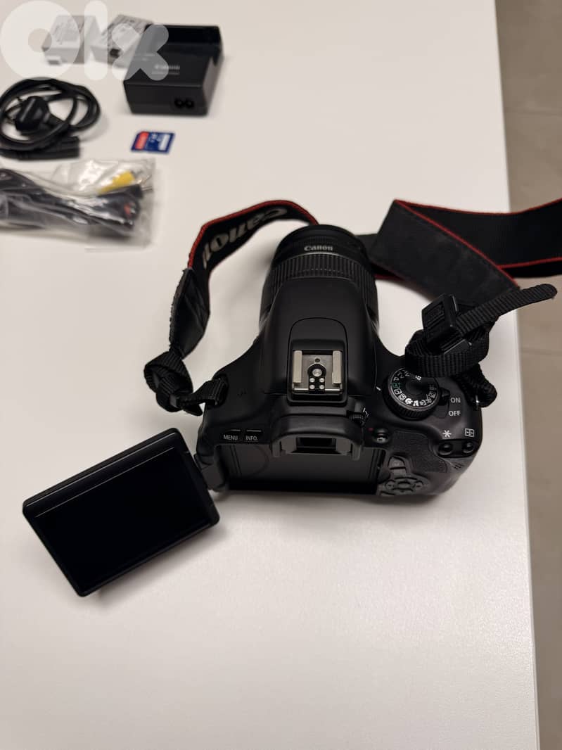 Canon 600D DSLR Kit + Box + 18-55 Lens + 2 Batteries + Bag – Excellent 8