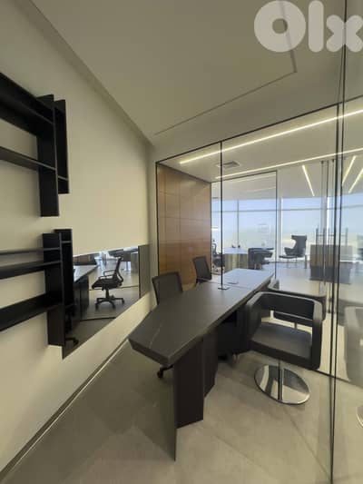 Luxurious furnished office for rent in Antelias MQFS2954 Sea View