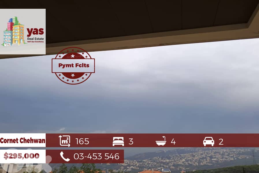 Cornet Chehwan 165m2 | PAYMENT FACILITIES | CATCH | SEA View | EW/JO | 0