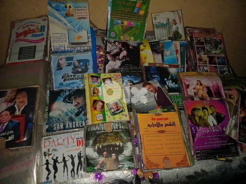 16 DVD 4k bluray 3D original+ 400 DVD aflam 4
