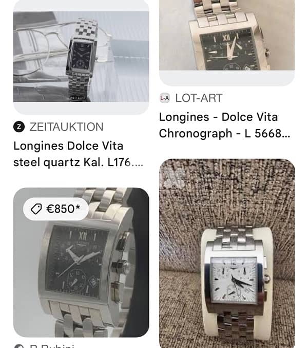 LONGINES DOLCE VITA SWISS MADE ORGINAL CHRONOGRAPH WORKING FINE ساعة 5