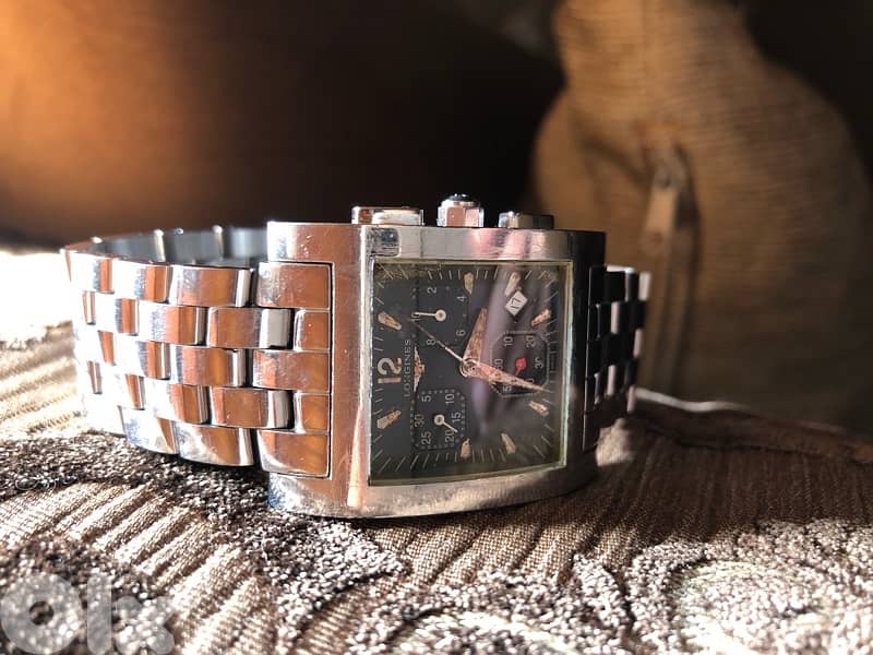 LONGINES DOLCE VITA SWISS MADE ORGINAL CHRONOGRAPH WORKING FINE ساعة 8