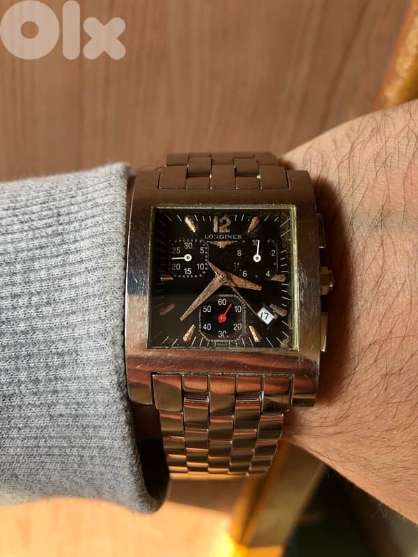 LONGINES DOLCE VITA SWISS MADE ORGINAL CHRONOGRAPH WORKING FINE ساعة 12