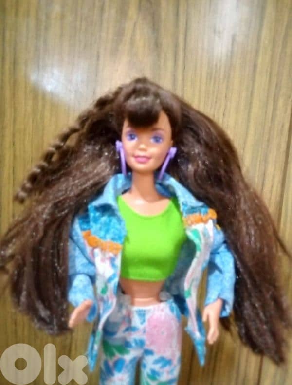 PAINT 'N DAZZLE TERESA Mattel 1993 +her own outfit+shoes Great doll=41 3