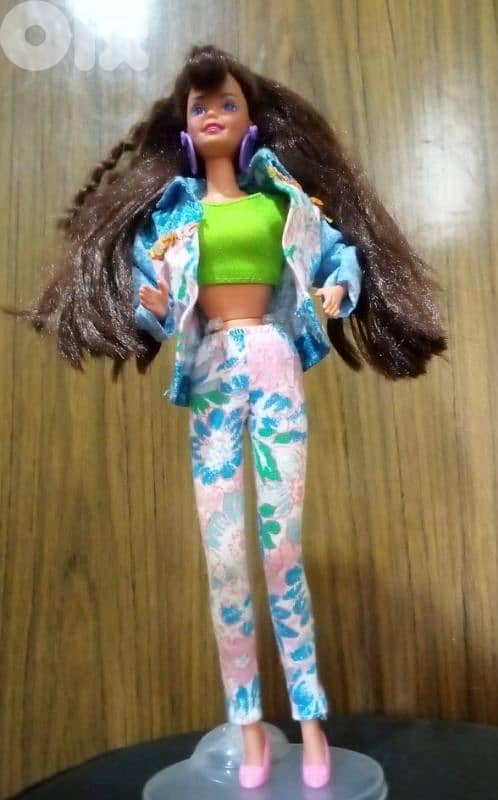 PAINT 'N DAZZLE TERESA Mattel 1993 +her own outfit+shoes Great doll=41 7