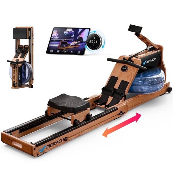 MERACH Pro Water Rower 0