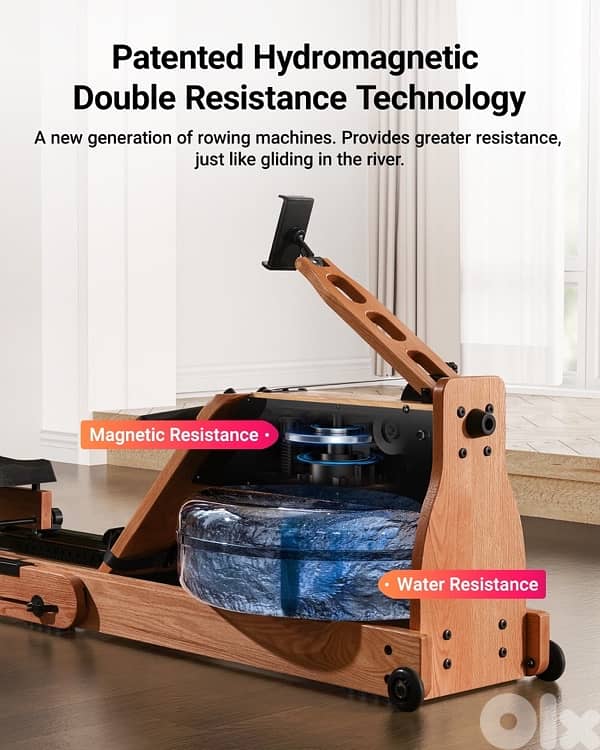 MERACH Pro Water Rower 1