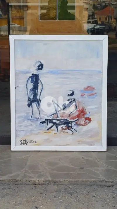 لوحة رسم زيتي اوروبية