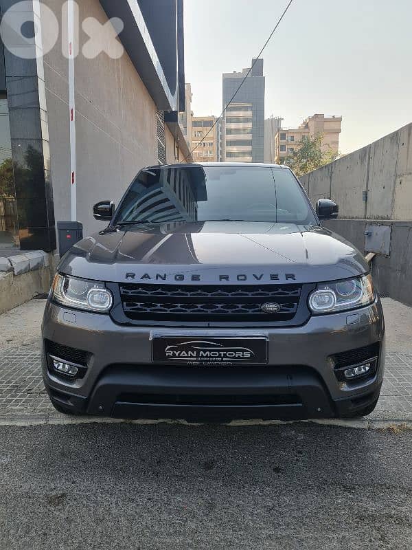LAND ROVER RANGE ROVER SPORT V8 SUPERCHARGED GREY IN BLK LEATHER 0