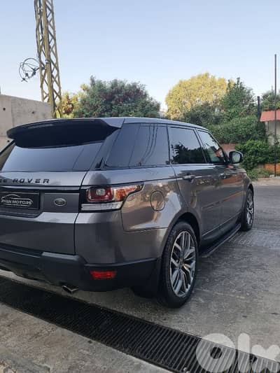 LAND ROVER RANGE ROVER SPORT V8 SUPERCHARGED GREY IN BLK LEATHER