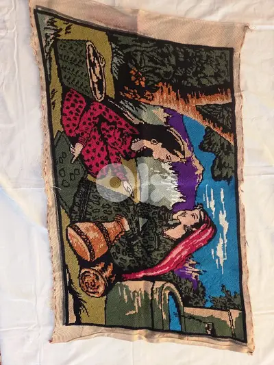 Vintage French Handmade Needlepoint Collection