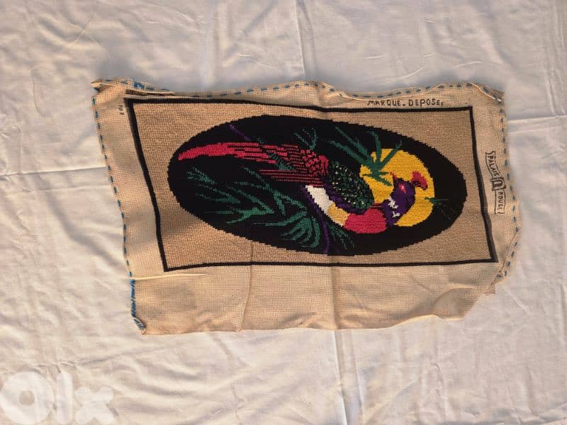 Vintage French Handmade Needlepoint Collection 6