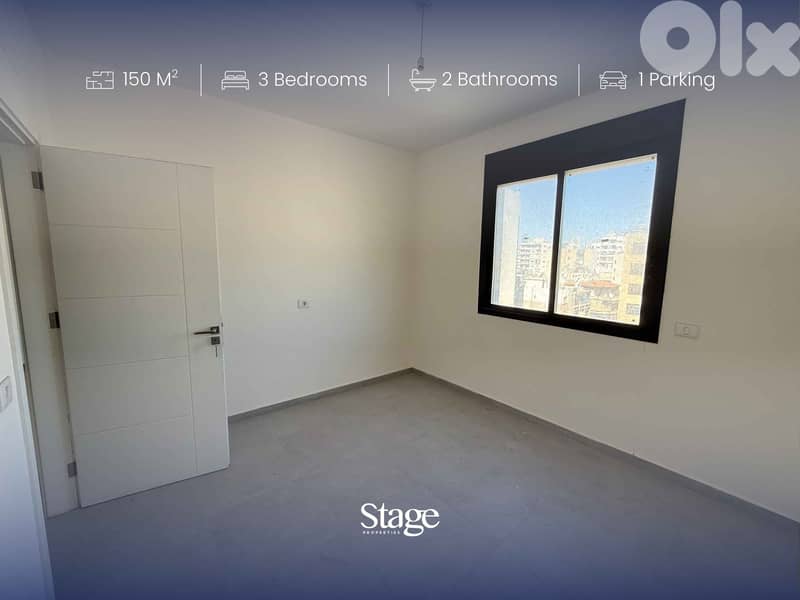 Modern Apartment in Ain El Remmaneh | Prime Location in a New Building 0