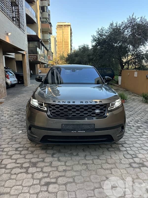 Range Rover Velar V6 P 380 2018 gray on black clean carfax-66000 miles 0
