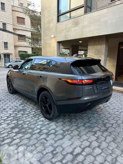 Range Rover Velar V6 P 380 2018 gray on black clean carfax-66000 miles