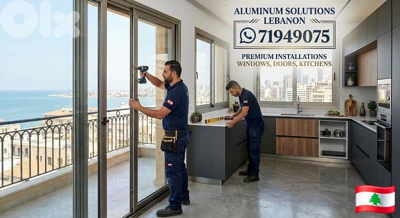 Premium Aluminum Solutions in Lebanon: Windows, Doors, and Kitchens 0